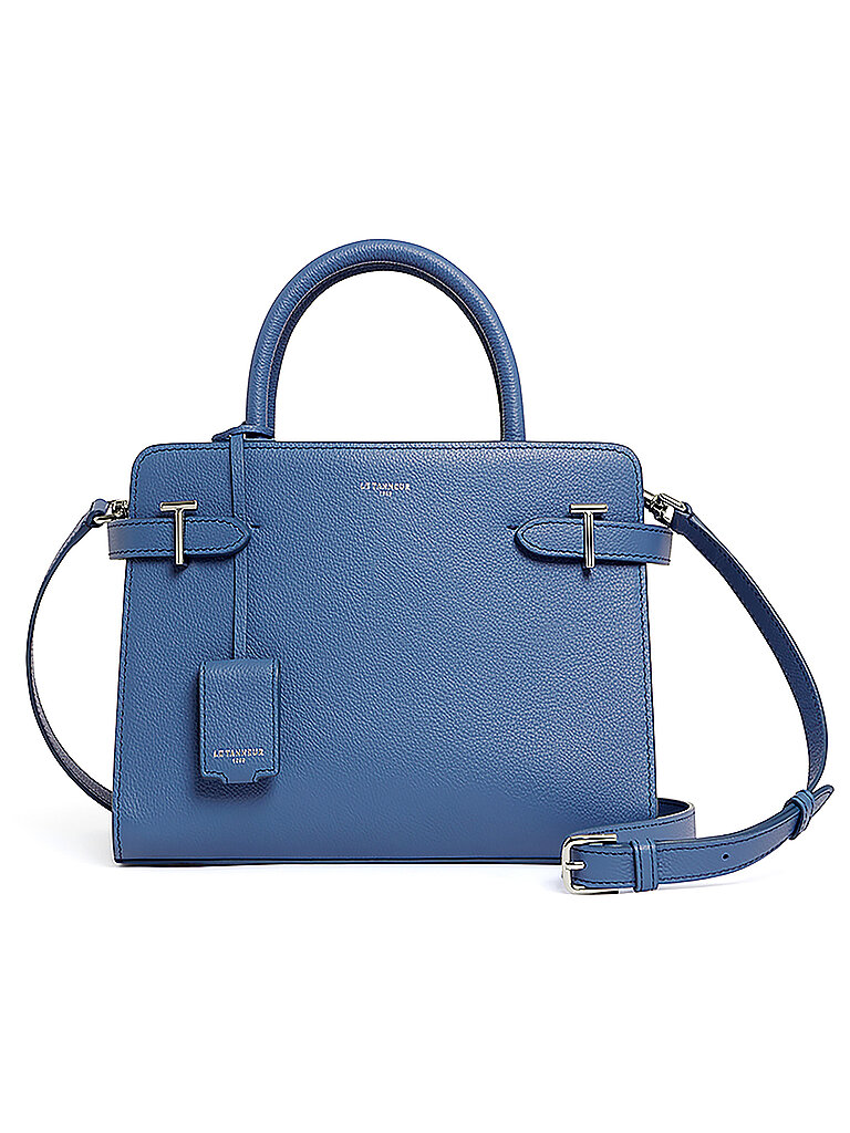 LE TANNEUR Ledertasche - Henkeltasche EMILIE Medium  hellblau von Le Tanneur