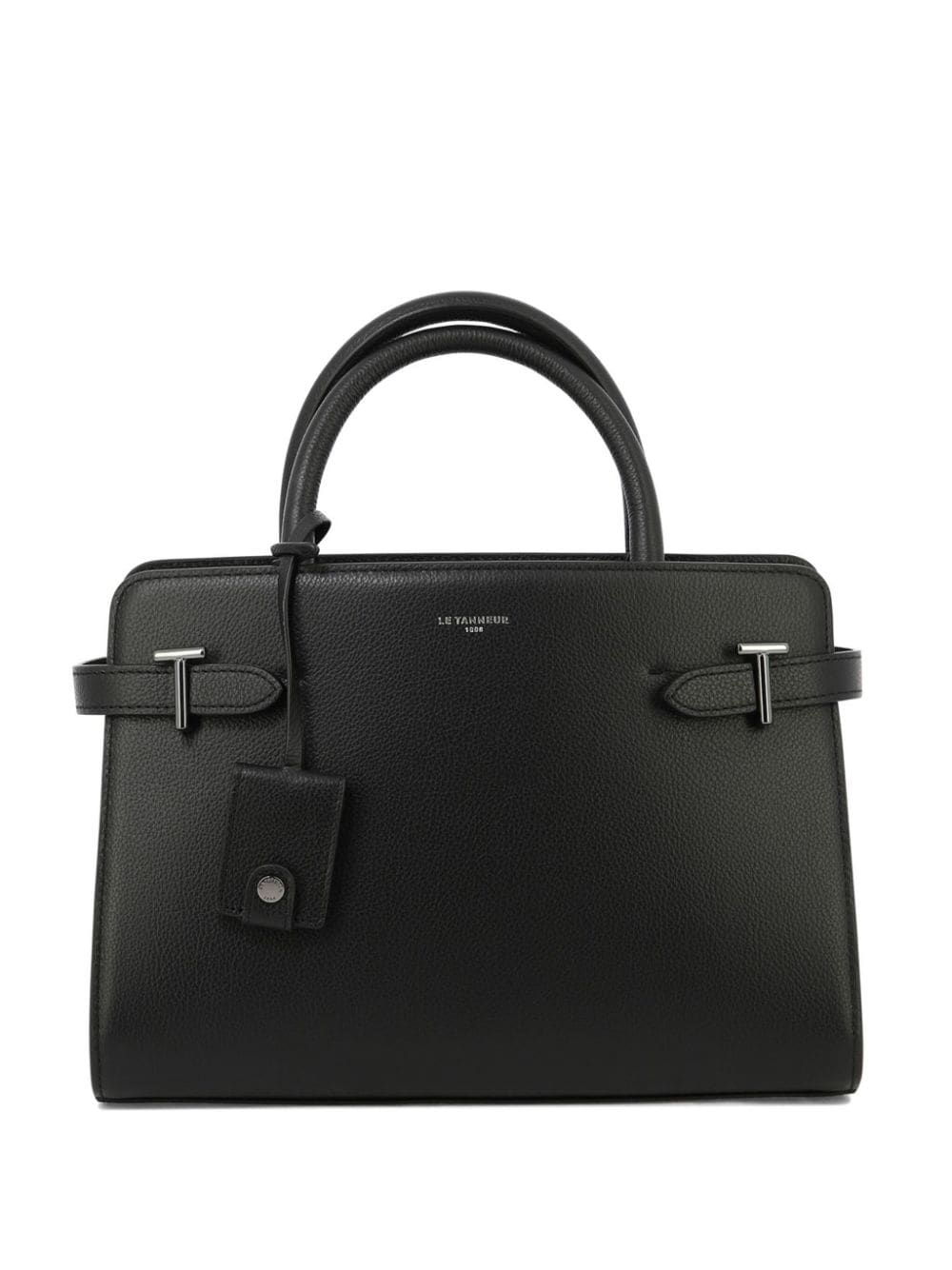 Le Tanneur leather structured shoulder bag - Black von Le Tanneur