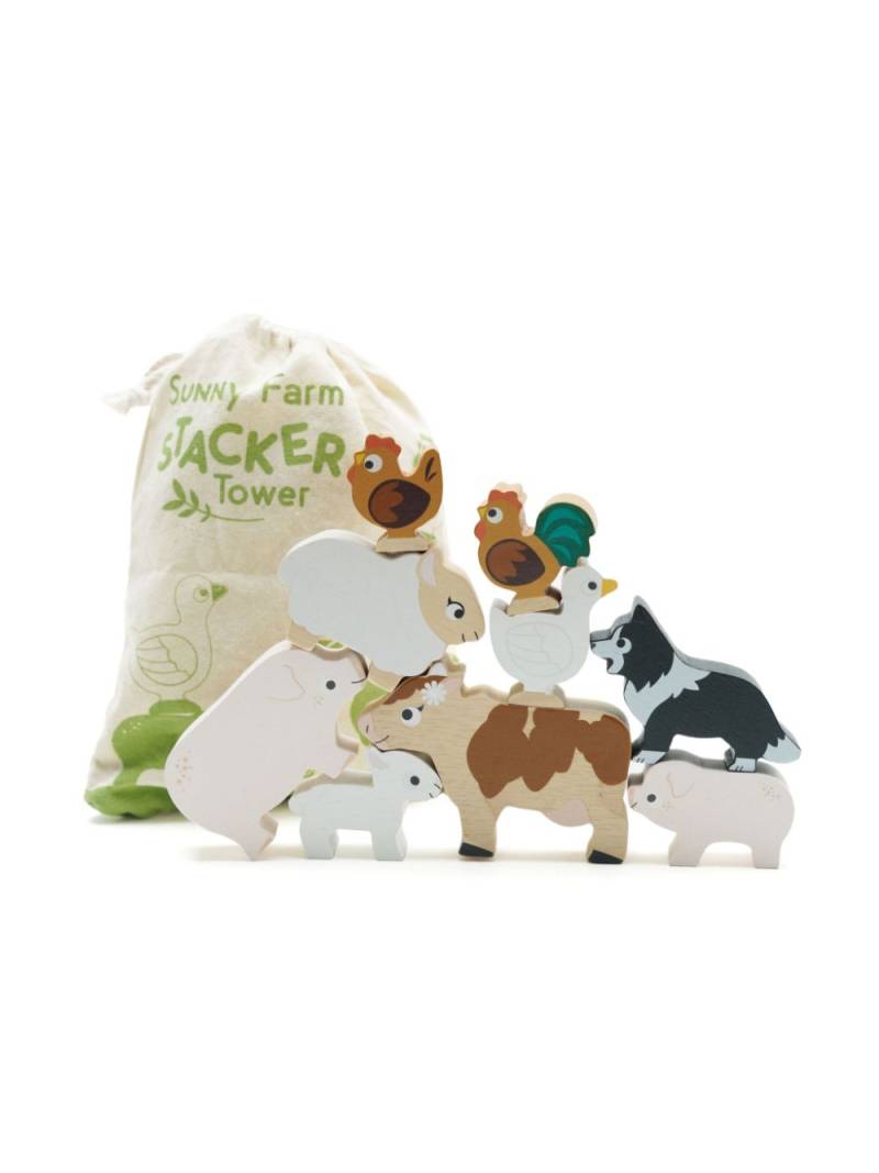 Le Toy Van Farmyard stacking toy - White von Le Toy Van