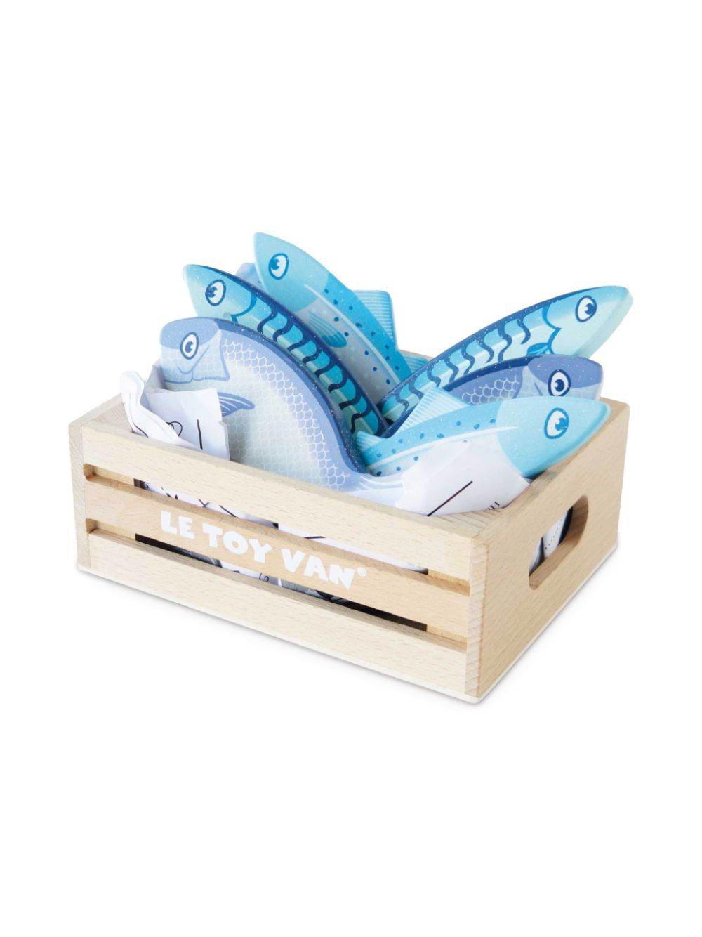 Le Toy Van Market Fish Food Crate toy - Neutrals von Le Toy Van