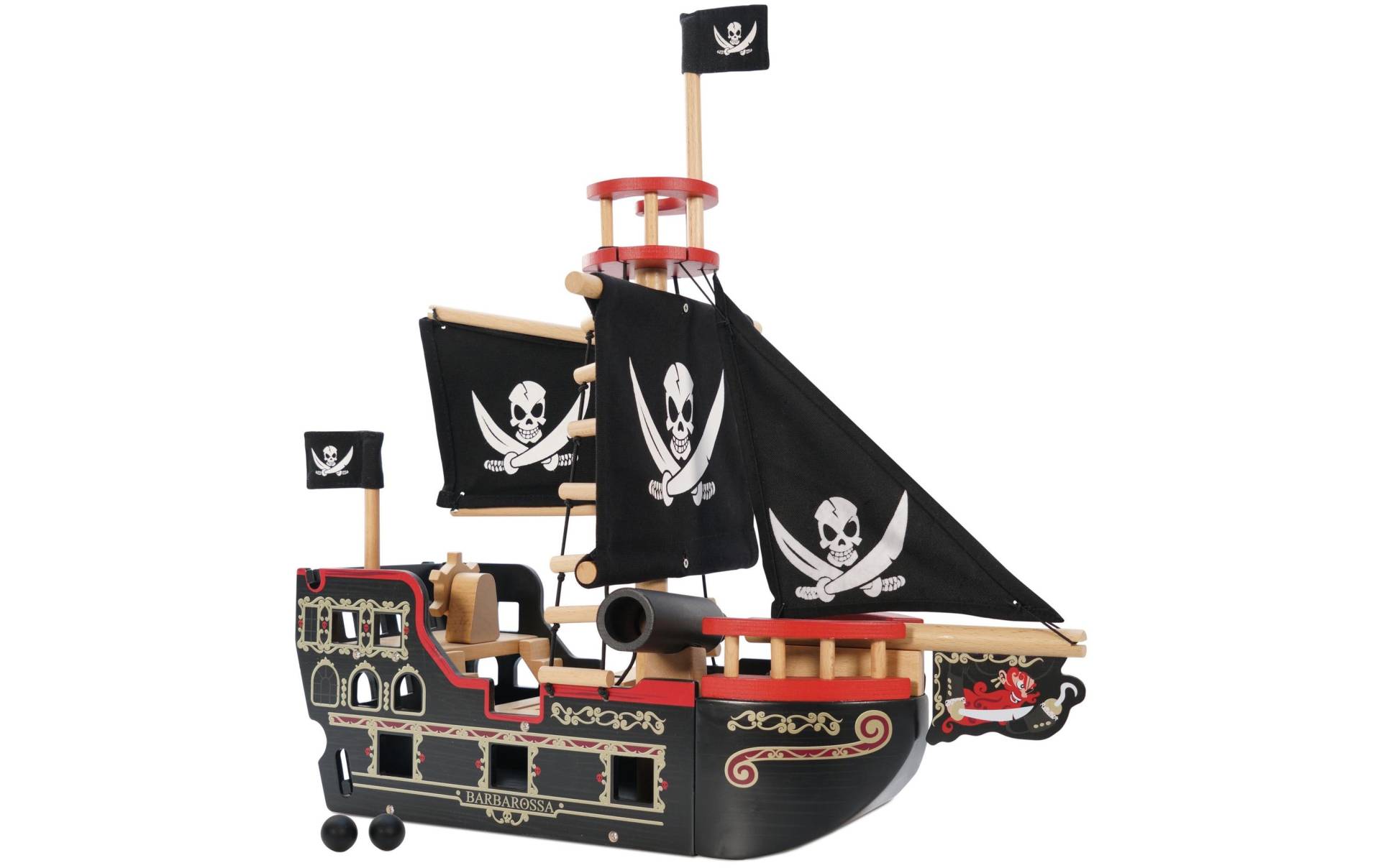 Le Toy Van Puppen Spielcenter »VAN Barbarossa-Piratenschiff« von Le Toy Van