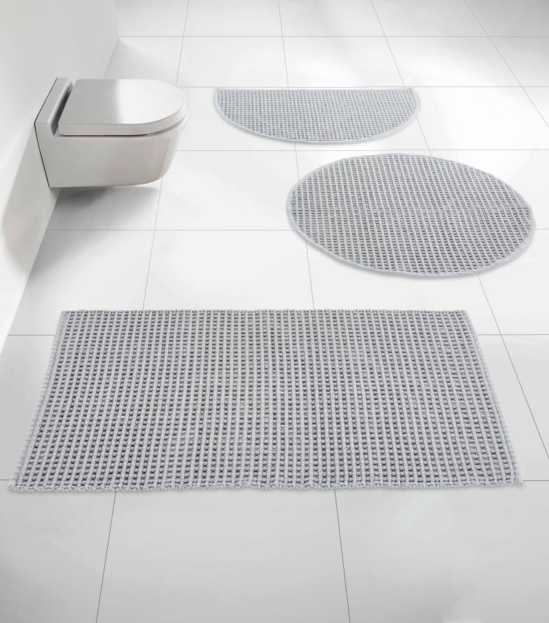 LeGer Home by Lena Gercke Badematte »Luna«, Höhe 14 mm, schnell trocknend-strapazierfähig, Badematten aus Bio-Baumwolle im Waffelmuster von LeGer Home by Lena Gercke