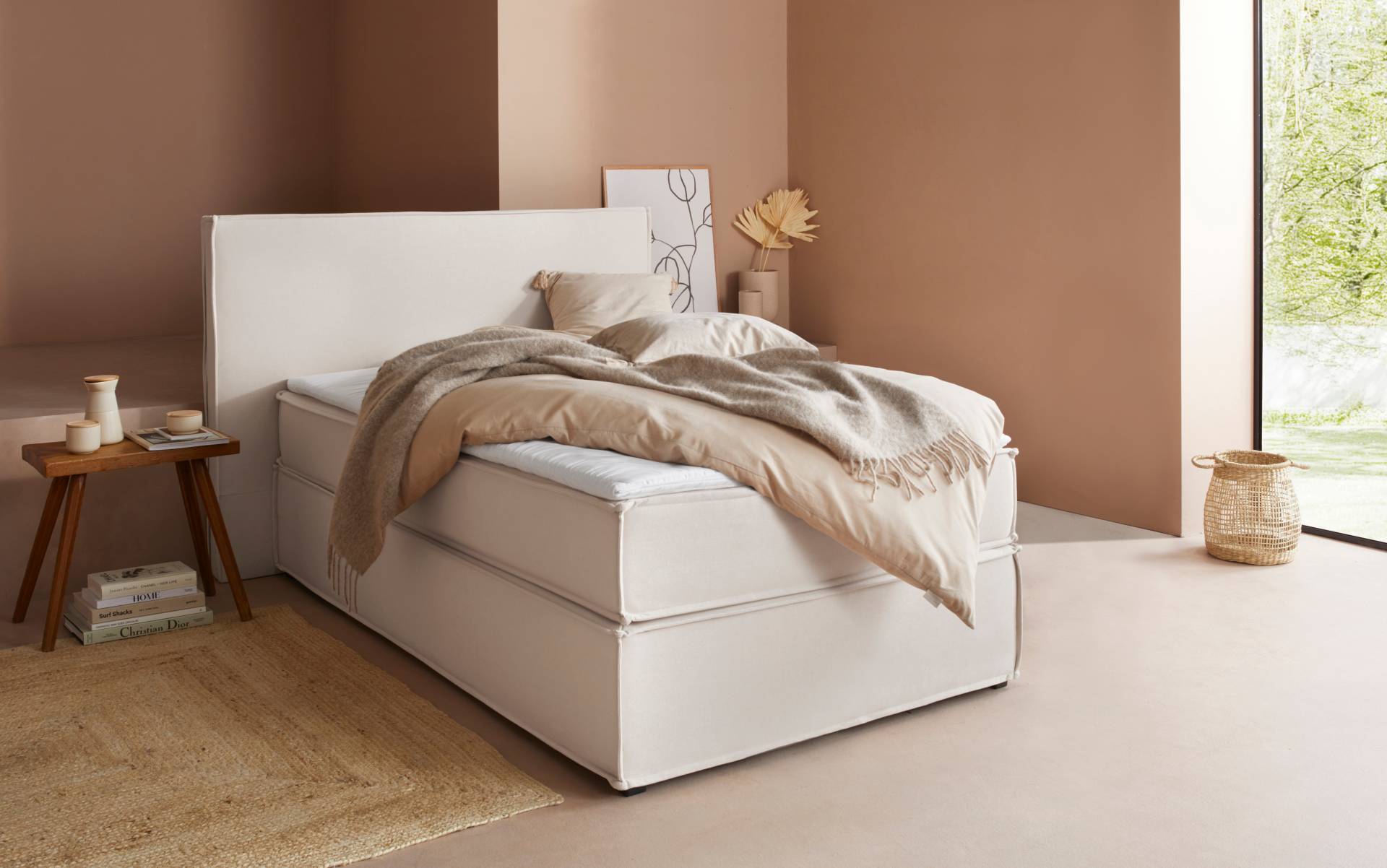 LeGer Home by Lena Gercke Boxspringbett »Yuma«, incl. Topper, in 4 Breiten, 3 Matratzenarten und je 2 Härtegraden von LeGer Home by Lena Gercke