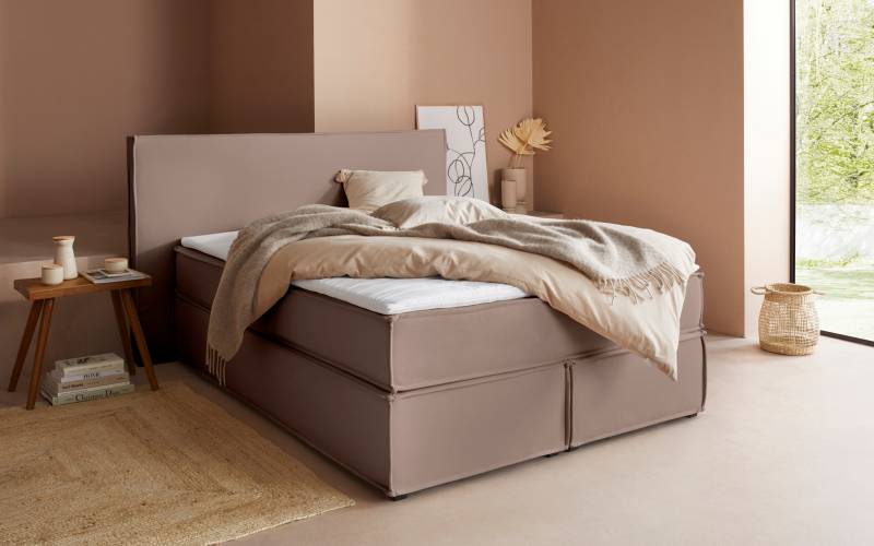 LeGer Home by Lena Gercke Boxspringbett »Yuma«, incl. Topper, in 4 Breiten, 3 Matratzenarten und je 2 Härtegraden von LeGer Home by Lena Gercke