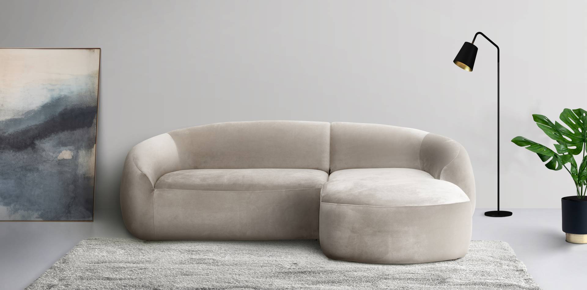 LeGer Home by Lena Gercke Ecksofa »Yani L-Form«, organische Form, auch in Bouclé von LeGer Home by Lena Gercke