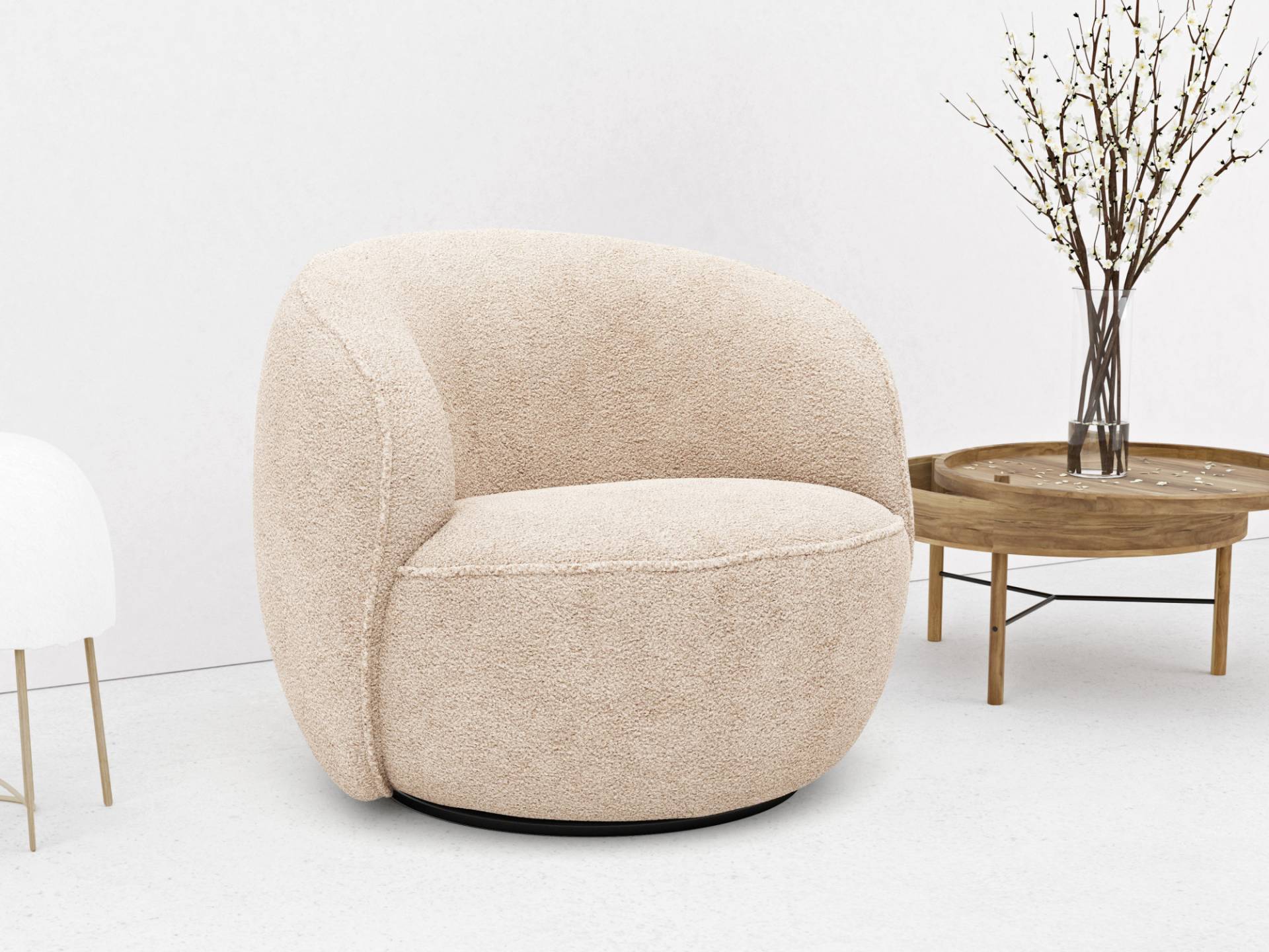 LeGer Home by Lena Gercke Loungesessel »Effie«, mit 360° Drehfunktion, komfortables Sitzen von LeGer Home by Lena Gercke