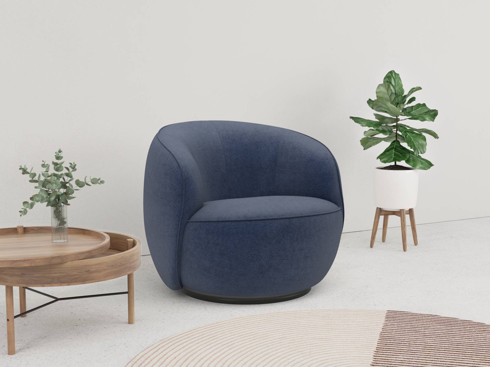 LeGer Home by Lena Gercke Loungesessel »Effie«, mit 360° Drehfunktion, komfortables Sitzen von LeGer Home by Lena Gercke