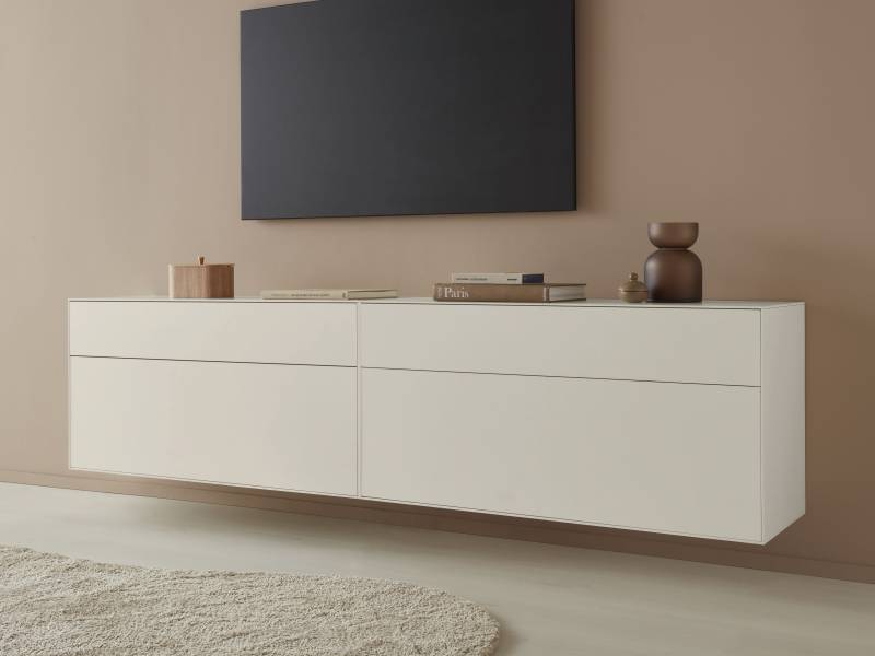 LeGer Home by Lena Gercke Lowboard »Essentials«, (2 St.), Breite: 224cm, MDF lackiert, Push-to-open-Funktion von LeGer Home by Lena Gercke