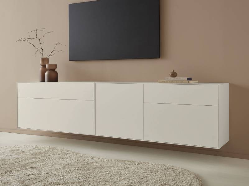 LeGer Home by Lena Gercke Lowboard »Essentials«, (2 St.), Breite: 239cm, MDF lackiert, Push-to-open-Funktion von LeGer Home by Lena Gercke