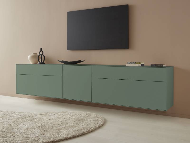 LeGer Home by Lena Gercke Lowboard »Essentials«, (2 St.), Breite: 279cm, MDF lackiert, Push-to-open-Funktion von LeGer Home by Lena Gercke