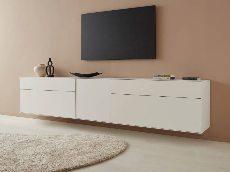 LeGer Home by Lena Gercke Lowboard »Essentials«, (2 St.), Breite: 279cm, MDF lackiert, Push-to-open-Funktion von LeGer Home by Lena Gercke