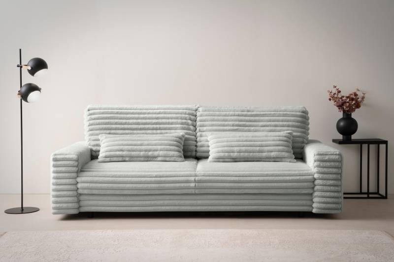 LeGer Home by Lena Gercke Schlafsofa »Imoga, Polster mit Schlaffunktion, 3-Sitzer Sofa, Couch mit Bettkasten«, in modernen Farben und Stoffen, Bettfunktion, Liegefläche: 200x150 cm von LeGer Home by Lena Gercke