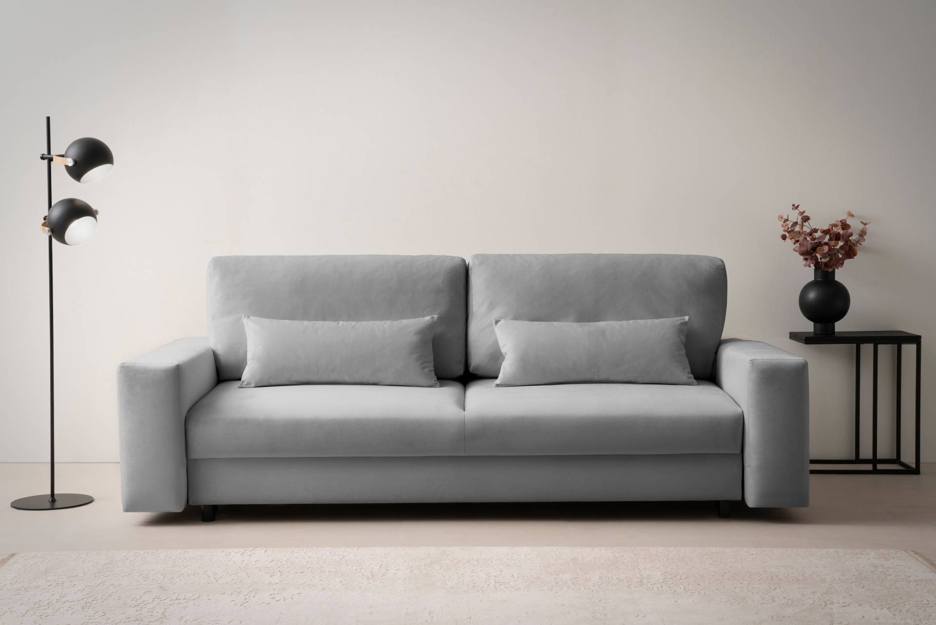 LeGer Home by Lena Gercke Schlafsofa »Imoga, Polster mit Schlaffunktion, 3-Sitzer Sofa, Couch mit Bettkasten«, in modernen Farben und Stoffen, Bettfunktion, Liegefläche: 200x150 cm von LeGer Home by Lena Gercke