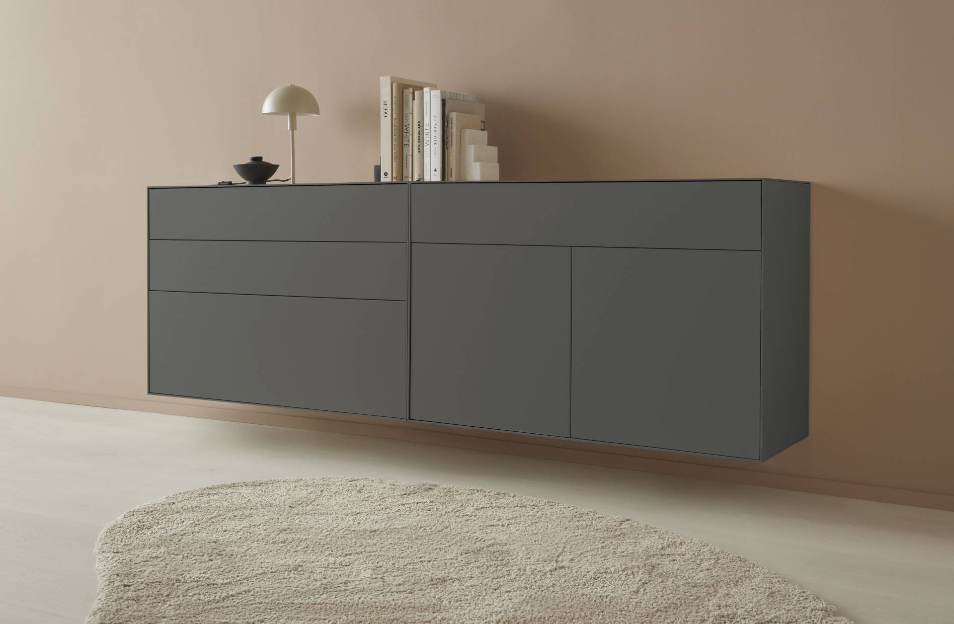 LeGer Home by Lena Gercke Sideboard »Essentials«, (2 St.), Breite: 224cm, MDF lackiert, Push-to-open-Funktion von LeGer Home by Lena Gercke