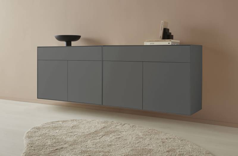 LeGer Home by Lena Gercke Sideboard »Essentials«, (2 St.), Breite: 224cm, MDF lackiert, Push-to-open-Funktion von LeGer Home by Lena Gercke