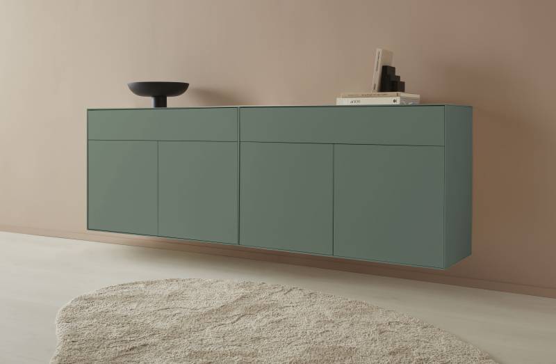 LeGer Home by Lena Gercke Sideboard »Essentials«, (2 St.), Breite: 224cm, MDF lackiert, Push-to-open-Funktion von LeGer Home by Lena Gercke