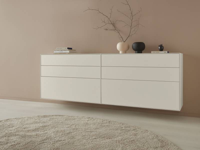 LeGer Home by Lena Gercke Sideboard »Essentials«, (2 St.), Breite: 224cm, MDF lackiert, Push-to-open-Funktion von LeGer Home by Lena Gercke