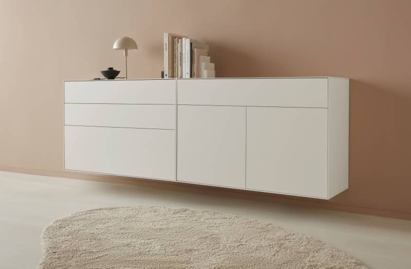 LeGer Home by Lena Gercke Sideboard »Essentials«, (2 St.), Breite: 224cm, MDF lackiert, Push-to-open-Funktion von LeGer Home by Lena Gercke