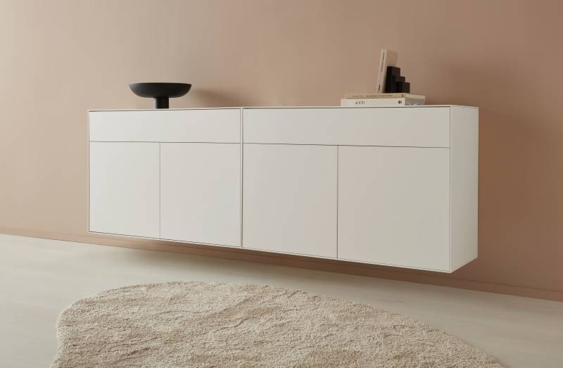 LeGer Home by Lena Gercke Sideboard »Essentials«, (2 St.), Breite: 224cm, MDF lackiert, Push-to-open-Funktion von LeGer Home by Lena Gercke