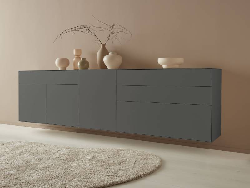 LeGer Home by Lena Gercke Sideboard »Essentials«, (2 St.), Breite: 279cm, MDF lackiert, Push-to-open-Funktion von LeGer Home by Lena Gercke