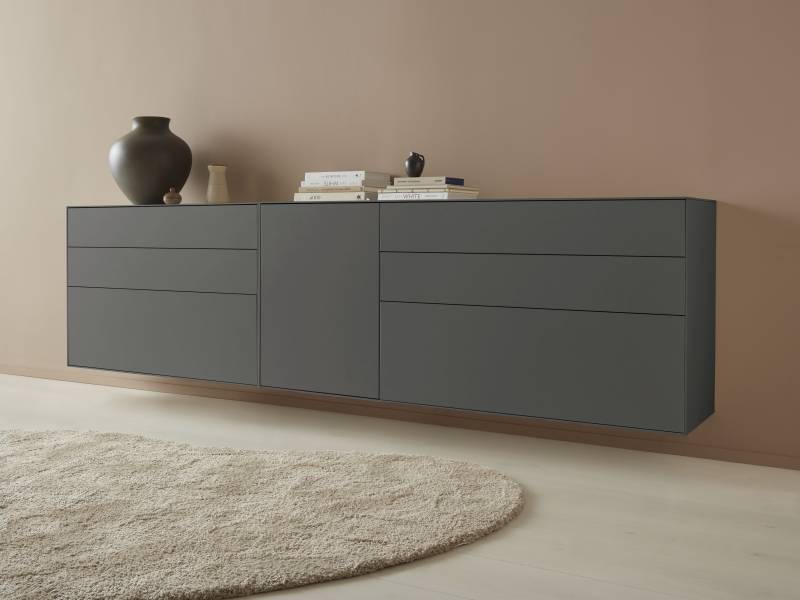 LeGer Home by Lena Gercke Sideboard »Essentials«, (2 St.), Breite: 279cm, MDF lackiert, Push-to-open-Funktion von LeGer Home by Lena Gercke