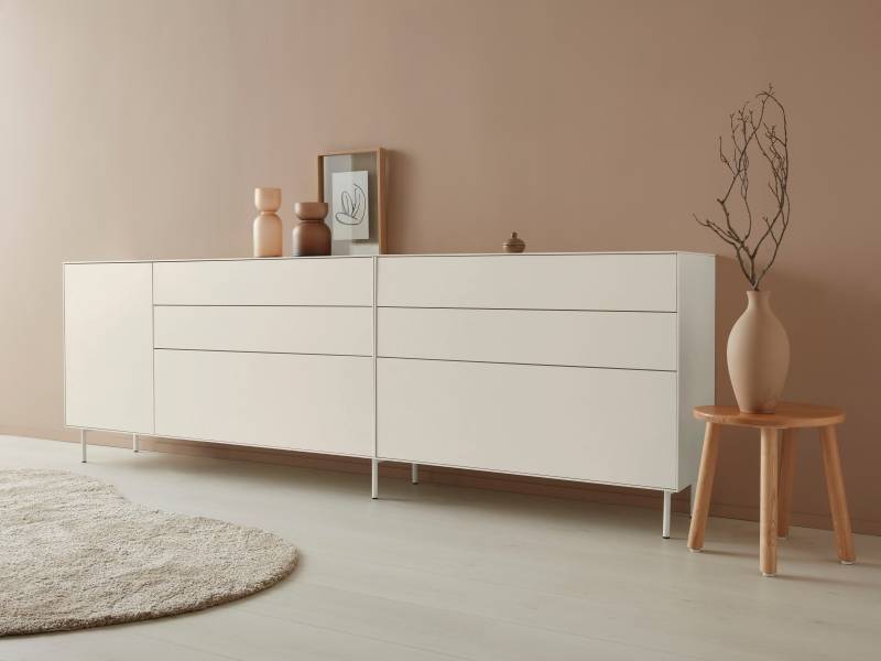 LeGer Home by Lena Gercke Sideboard »Essentials«, (2 St.), Breite: 279cm, MDF lackiert, Push-to-open-Funktion von LeGer Home by Lena Gercke