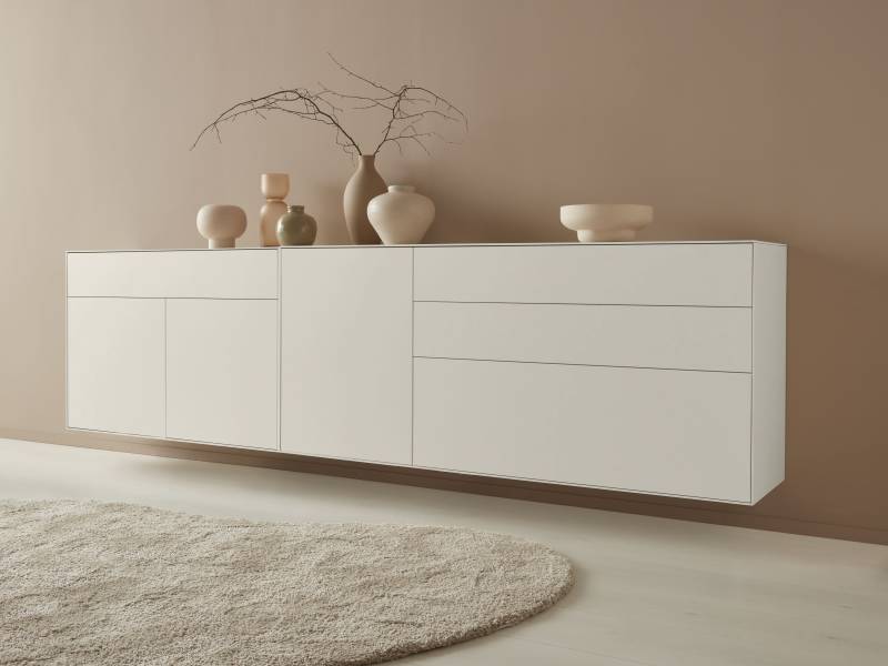 LeGer Home by Lena Gercke Sideboard »Essentials«, (2 St.), Breite: 279cm, MDF lackiert, Push-to-open-Funktion von LeGer Home by Lena Gercke