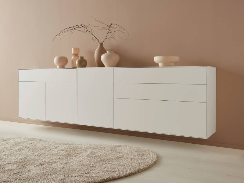 LeGer Home by Lena Gercke Sideboard »Essentials«, (2 St.), Breite: 279cm, MDF lackiert, Push-to-open-Funktion von LeGer Home by Lena Gercke