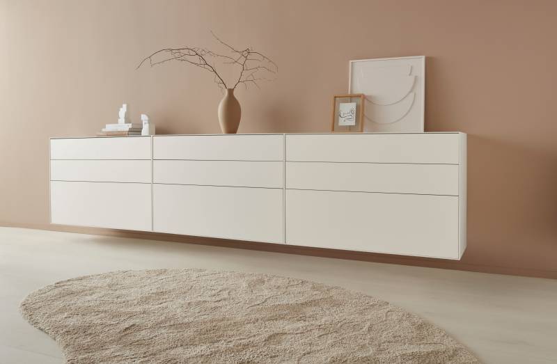 LeGer Home by Lena Gercke Sideboard »Essentials«, (3 St.), Breite: 335cm, MDF lackiert, Push-to-open-Funktion von LeGer Home by Lena Gercke