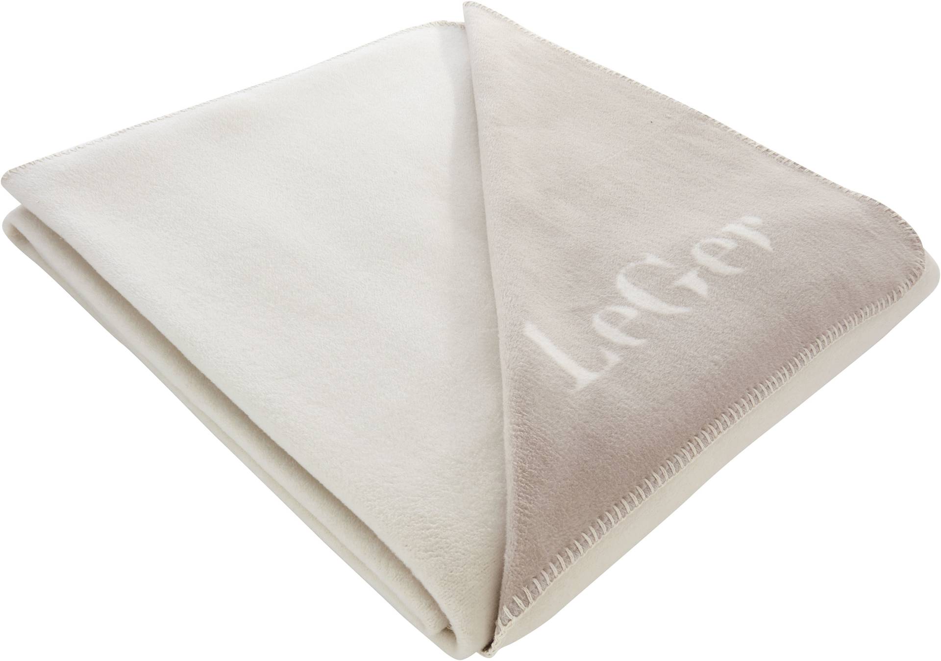 LeGer Home by Lena Gercke Wohndecke »Anisa«, mit modernem Schriftzug, Kuscheldecke von LeGer Home by Lena Gercke