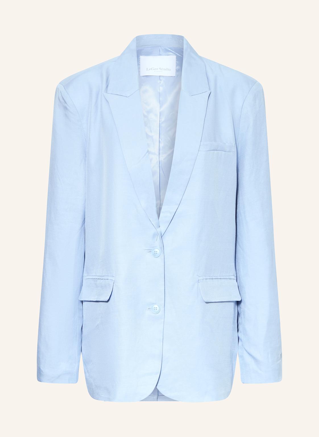 Leger Studio Blazer Majella Mit Leinen blau Leger Studio Blazer Majella Mit Leinen blau von LeGer Studio