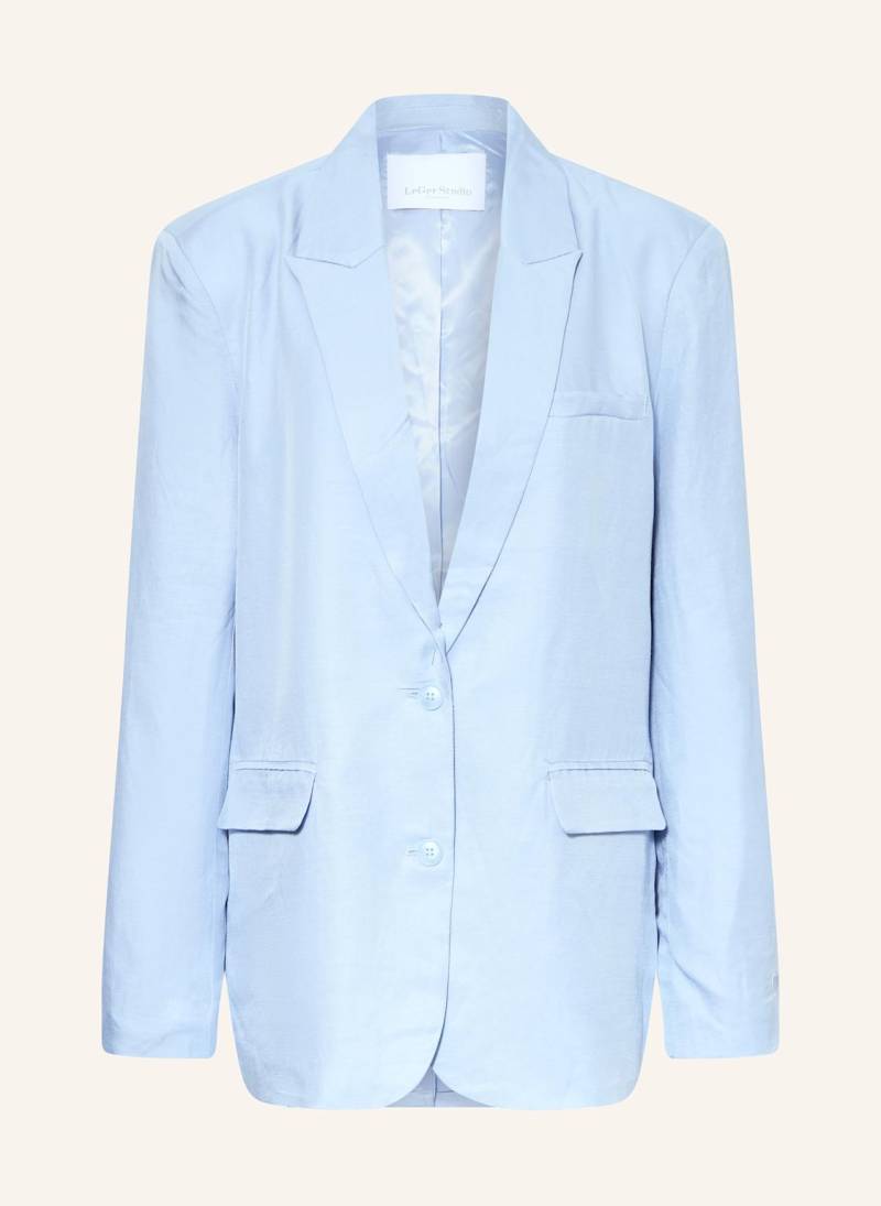 Leger Studio Blazer Majella Mit Leinen blau von LeGer Studio