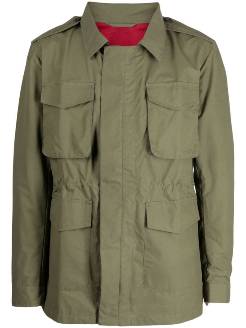 Leathersmith of London M65 cotton military jacket - Green von Leathersmith of London