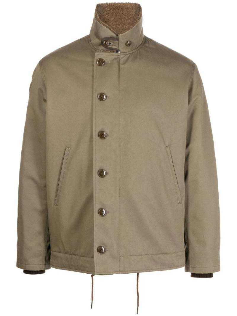 Leathersmith of London button-down fastening shirt jacket - Green von Leathersmith of London