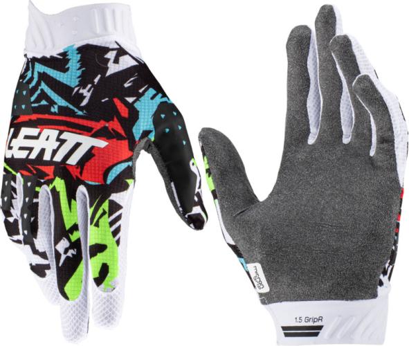 Leatt Glove Moto 1.5 Mini 23 - Zebra (Grösse: M) von Leatt