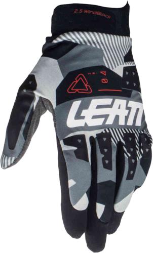 Leatt Glove Moto 2.5 Windblock - grau-schwarz-weiss (Grösse: 2XL) von Leatt