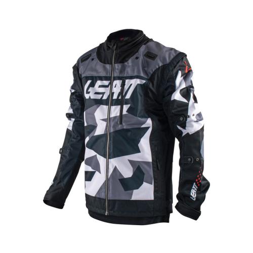 Leatt Jacke 4.5 X-Flow Camo - schwarz-grau-schwarz (Grösse: L) von Leatt