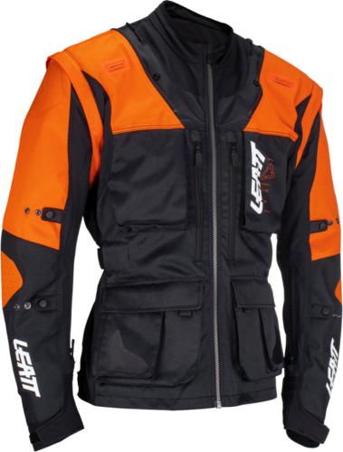 Leatt Jacket Moto 5.5 Enduro Orange - schwarz-orange (Grösse: M) von Leatt