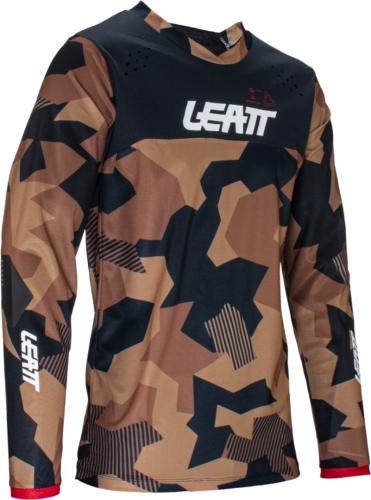 Leatt Jersey Moto 4.5 Enduro Stone - braun-schwarz-weiss (Grösse: 2XL) von Leatt