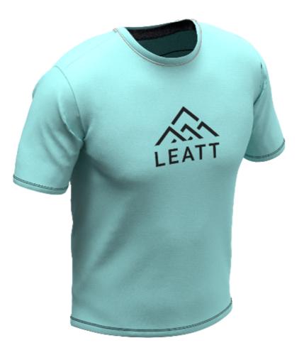 Leatt MTB Trail 1.0 X-Flow Jersey - aqua (Grösse: S) von Leatt