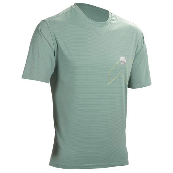 Leatt - MTB Trail 1.0 X-Flow Short Sleeve Jersey - Velotrikot Gr XL türkis von Leatt