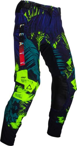 Leatt Pant Moto 5.5 I.K.S Jungle - schwarz-lime-blau (Grösse: S) von Leatt