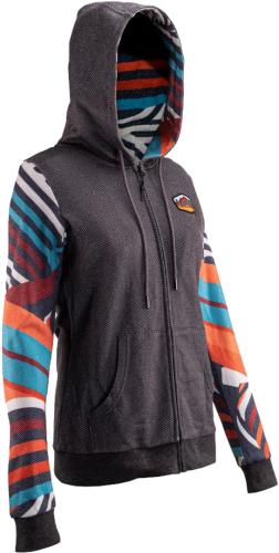 Leatt Premium Women Zip-Hoodie stripes (Grösse: XL) von Leatt