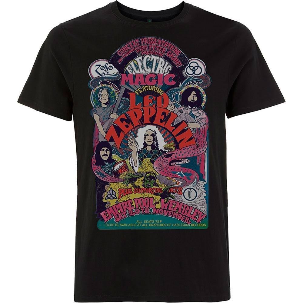 Full Colour Electric Magic Tshirt Damen Schwarz M von Led Zeppelin