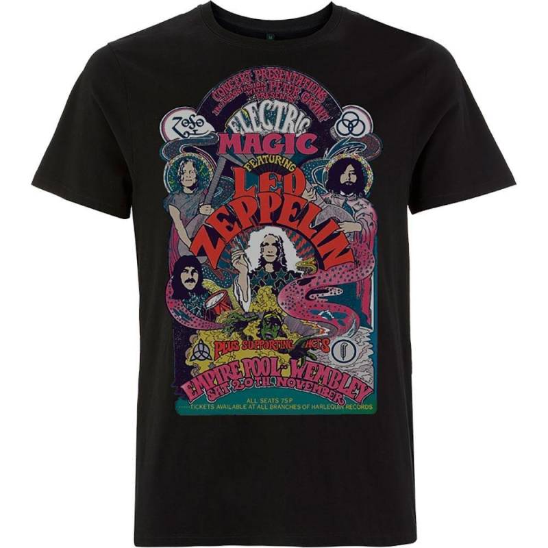 Full Colour Electric Magic Tshirt Damen Schwarz S von Led Zeppelin