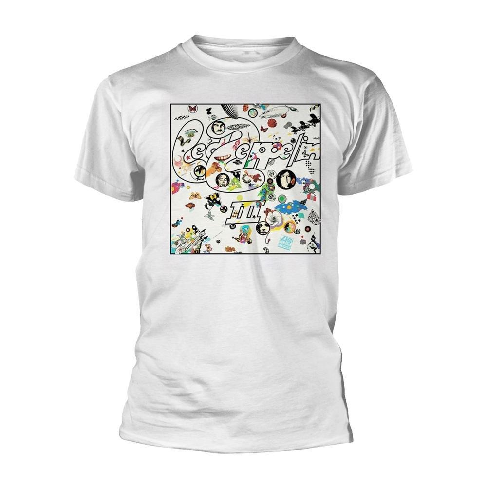 Iii Album Tshirt Damen Weiss L von Led Zeppelin