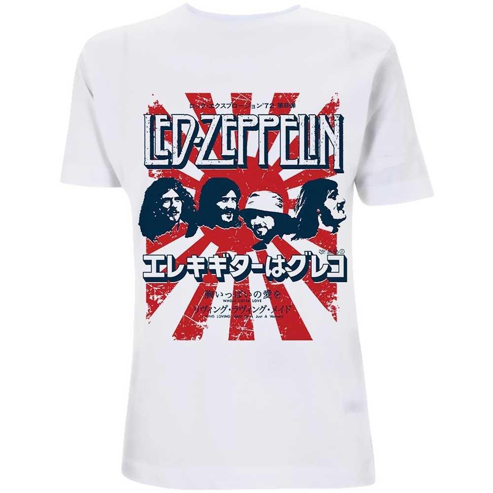 Japanese Burst Tshirt Damen Weiss S von Led Zeppelin