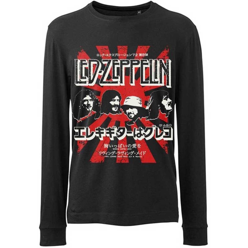 Japanese Burst Tshirt Langärmlig Damen Schwarz XL von Led Zeppelin
