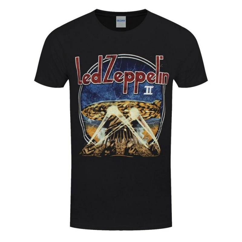 Led Zeppelin - LZII Searchlights TShirt, für Damen, Schwarz, Größe L von Led Zeppelin