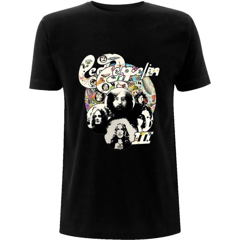 Led Zeppelin - Photo III TShirt, für Damen, Schwarz, Größe S von Led Zeppelin